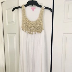 NWOT Lilly Pulitzer White Shift Dress